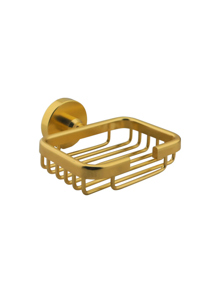 JABONERA DE REJILLA ALUMINIO BRUSHED GOLD
