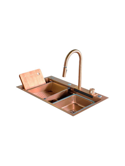 LAVAPLATOS ALL IN 75X46 ORO ROSA
