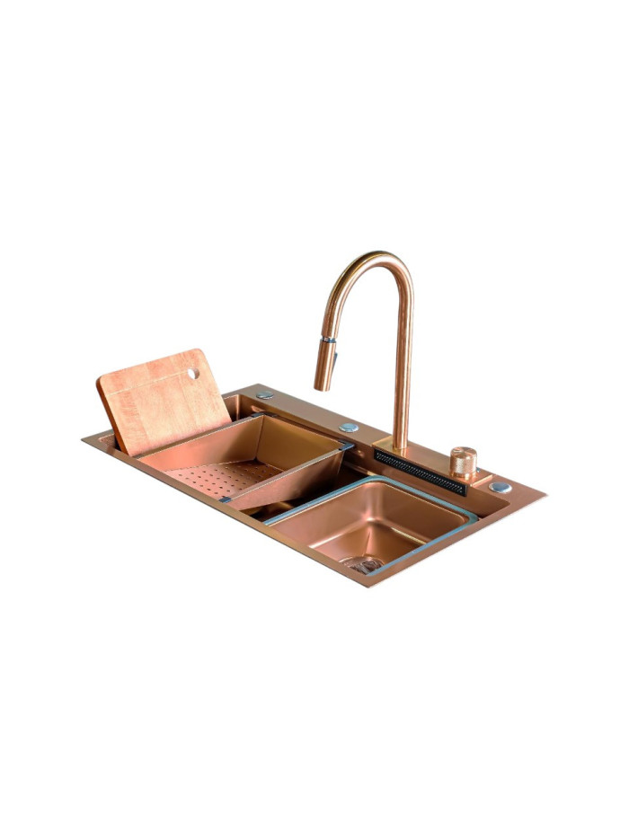 LAVAPLATOS ALL IN 75X46 ORO ROSA