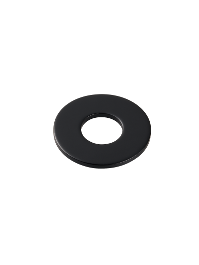 ESCUDO PLANO METALICO NEGRO