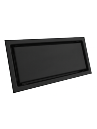 REJILLA INIVISIBLE NEGRA 20X10