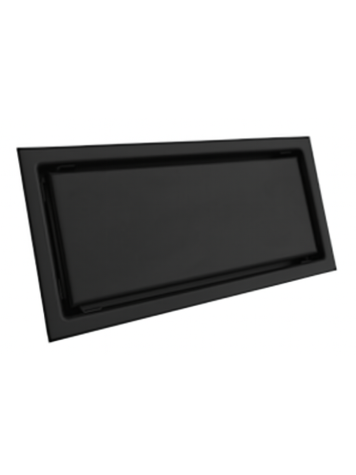 REJILLA INIVISIBLE NEGRA 20X10