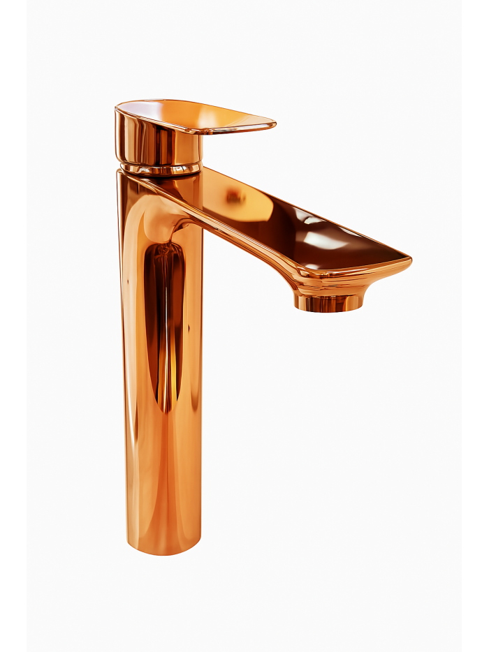 MONOCONTROL LAVAMANOS ALTO ORO ROSA