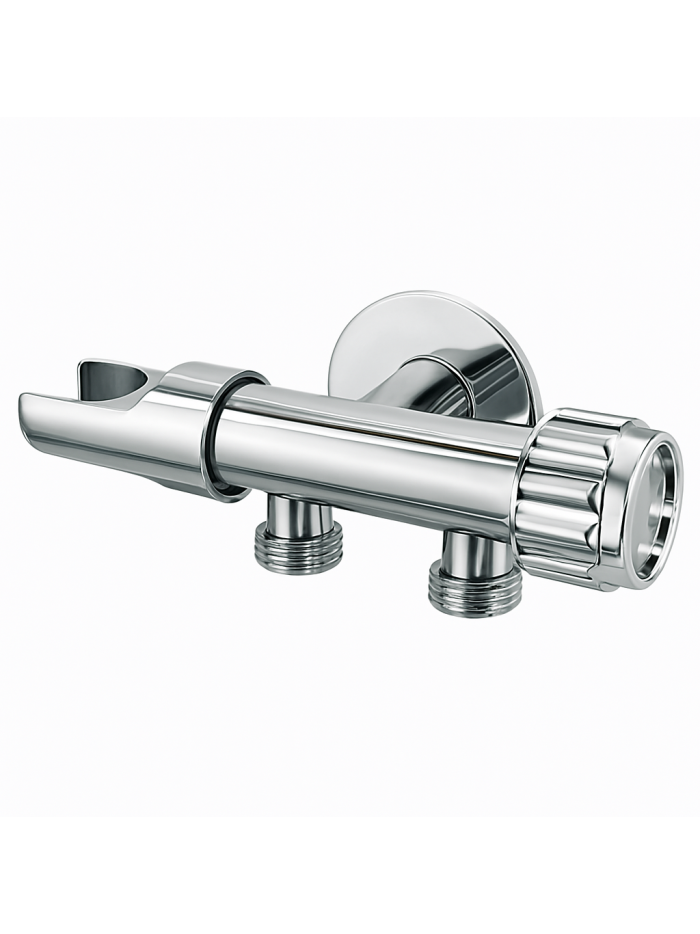 LLAVE BIDET DOBLE CROMO