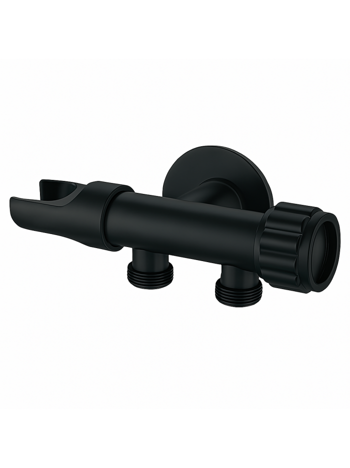 LLAVE DE BIDET DOBLE 2475 NEGRO MATE