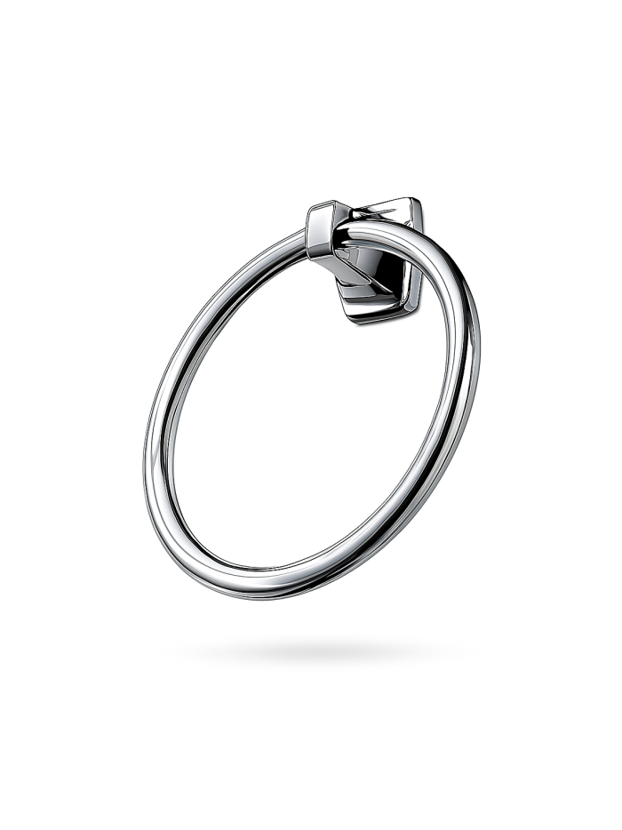 TOALLERO ARGOLLA CROMO CONTEMPORARY