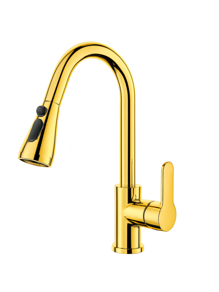 MONOCONTROL COCINA CON PULL OUT DORADO PULIDO