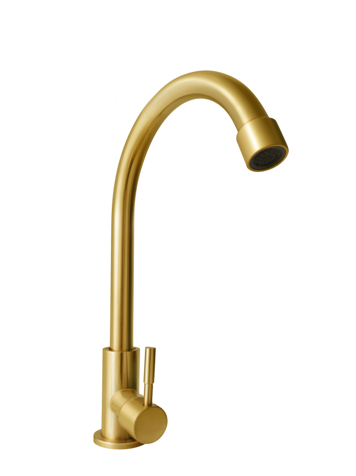 GRIFERIA COCINA AGUA FRIA BRUSHED GOLD