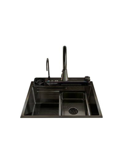 LAVAPLATOS SMART TEKI 60X46X22 ACERO 304 BLACK