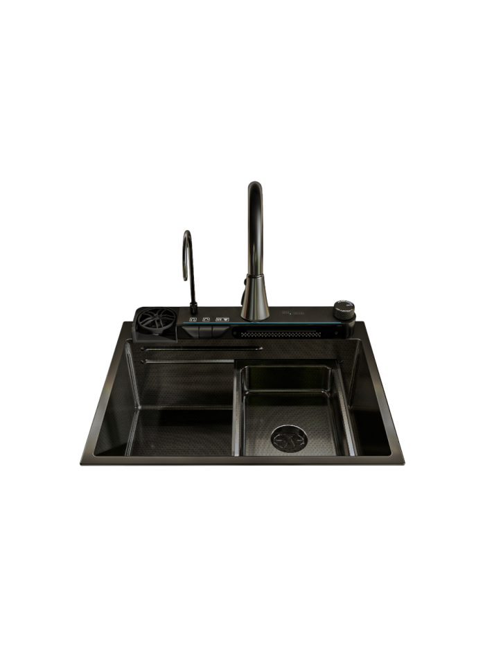 LAVAPLATOS SMART TEKI 60X46X22 ACERO 304 BLACK