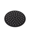 REGADERA REDONDA NEGRO MATE 25CMS ULTRAPLANA