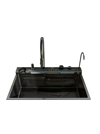LAVAPLATOS SMART KANJI 75X46X23 ACERO 304 BLACK