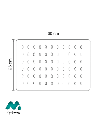 DUCHA MONACO 20X30 SATINADA
