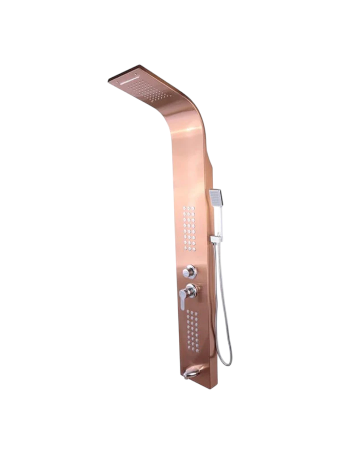 TORRE DUCHA ACERO 304 ORO ROSA