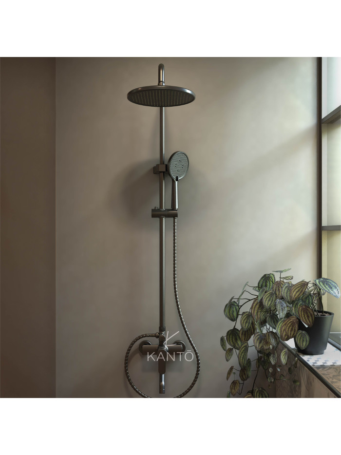 ESTRUCTURA DE DUCHA ESSENTIAL GRAFITO