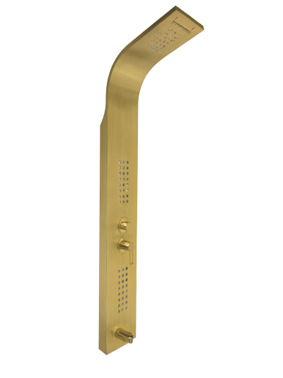 TORRE DUCHA ACERO 304 DORADA