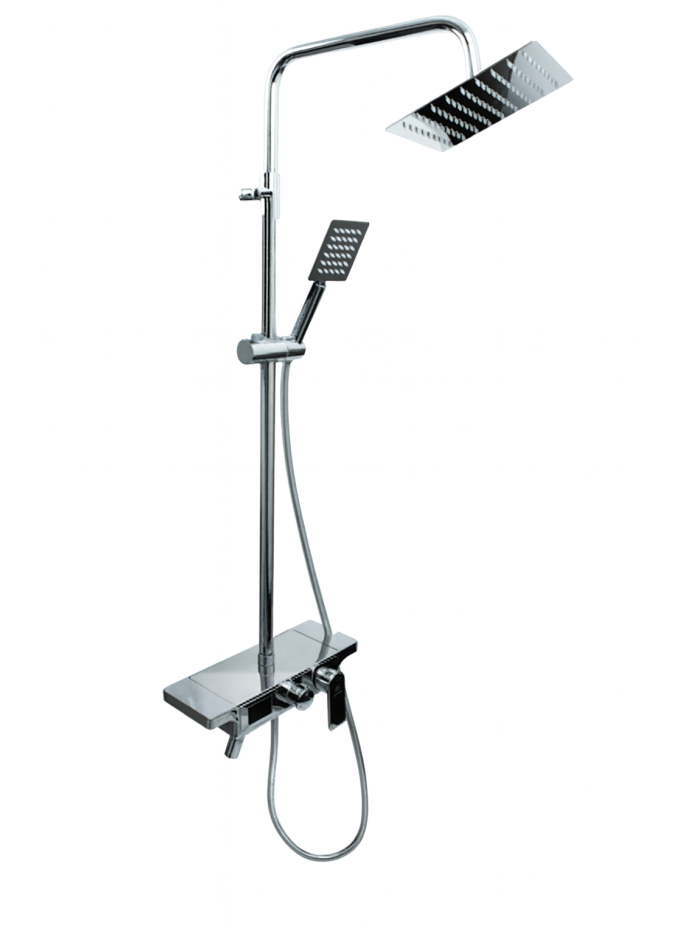 ESTRUCTURA DE DUCHA CROMO