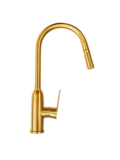 LLAVE LAVAPLATOS MONOCONTROL DORADO