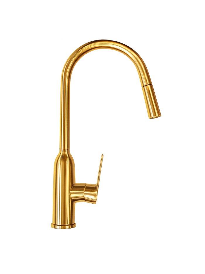 LLAVE LAVAPLATOS MONOCONTROL DORADO