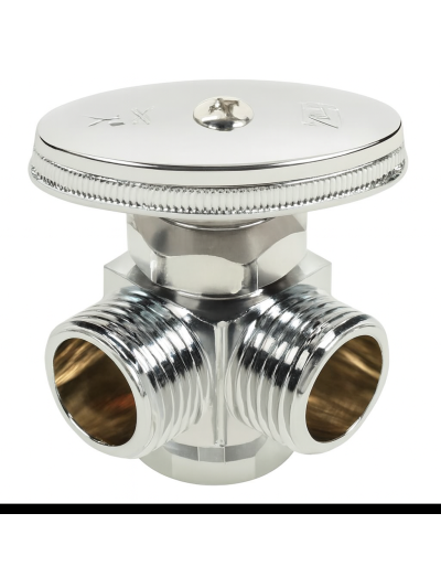 LLAVE REGULACION CARPINTER DOS SALIDAS DE 1/2