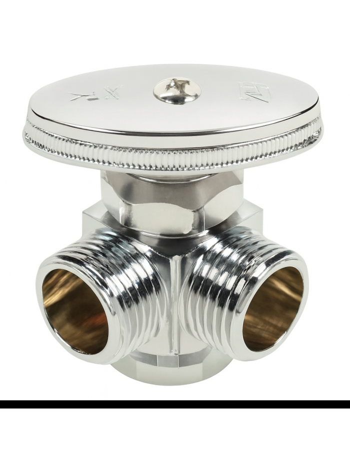 LLAVE REGULACION CARPINTER DOS SALIDAS DE 1/2