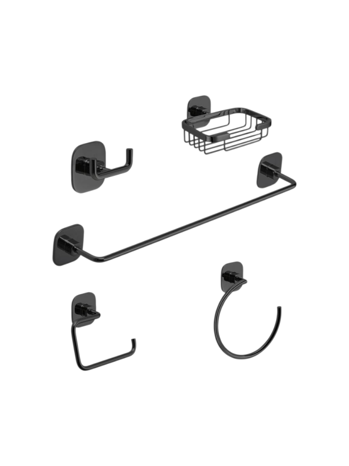 ACCESORIOS DE BAÑO 14200 NEGRO