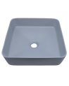 LAVAMANOS GRIS CUADRADO 38x38x12cm