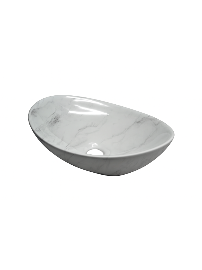 LAVAMANOS CERAMICA CON VETAS 41X33X13