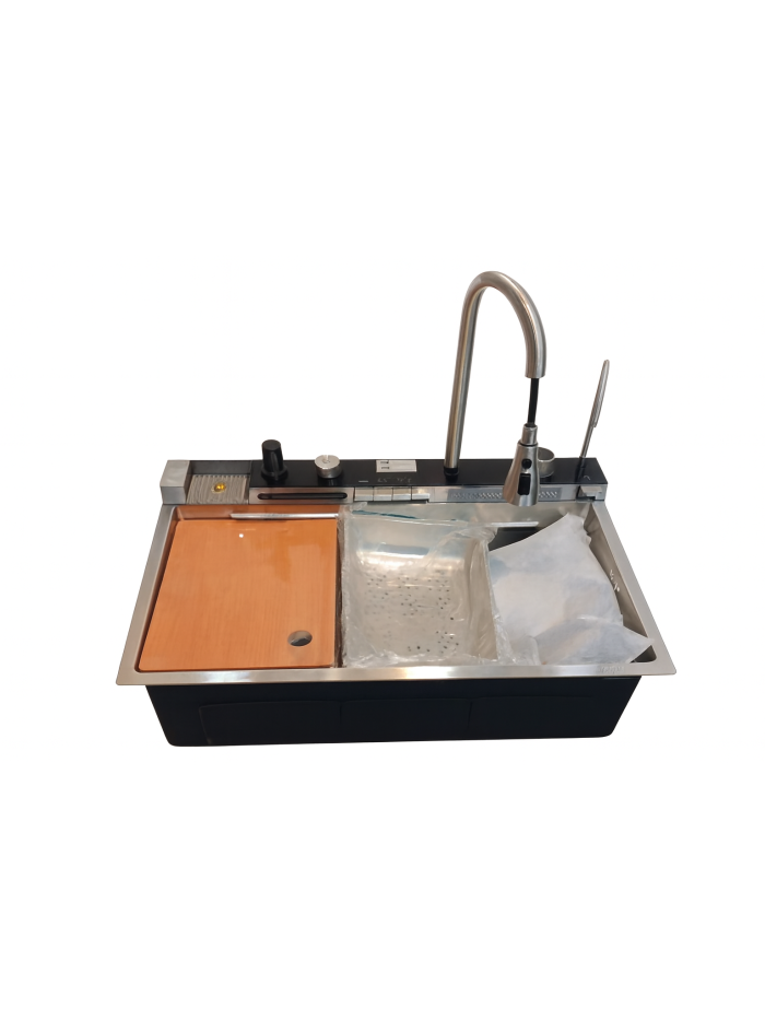 LAVAPLATOS MULTIFUNCIONAL SATINADO 75x45cm