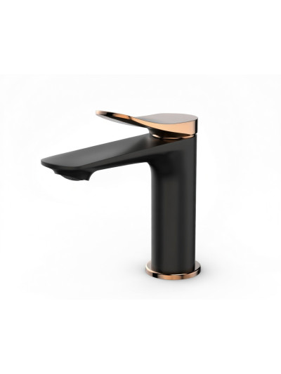 MONOCONTROL BAJO VOLARE  NEGRO MATE+ORO ROSA