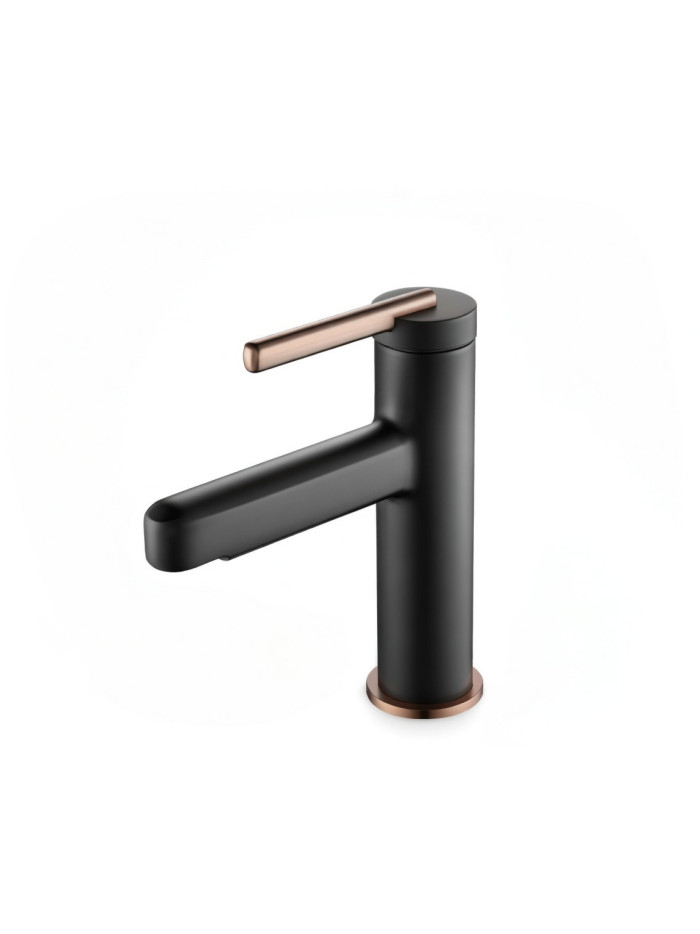 MONOCONTROL SOTTILE  BAJA NEGRO MATE+ORO ROSA