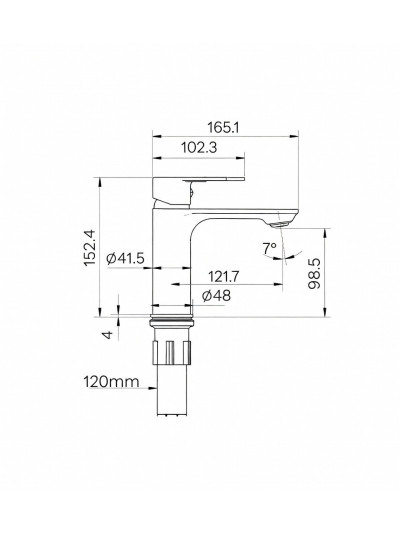 MONOCONTROL BAJO NUVOLA  NIQUEL TEXTURIZADO