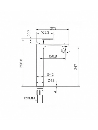 MONOCONTROL ALTO NUVOLA  NIQUEL TEXTURIZADO
