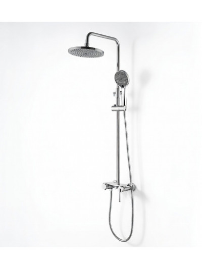 COLUMNA DUCHA LUSSO NICKEL TEXTURIZADO