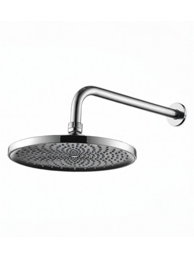 REGADERA REDONDA SPACCO 10" NIQUEL CEPILLADO