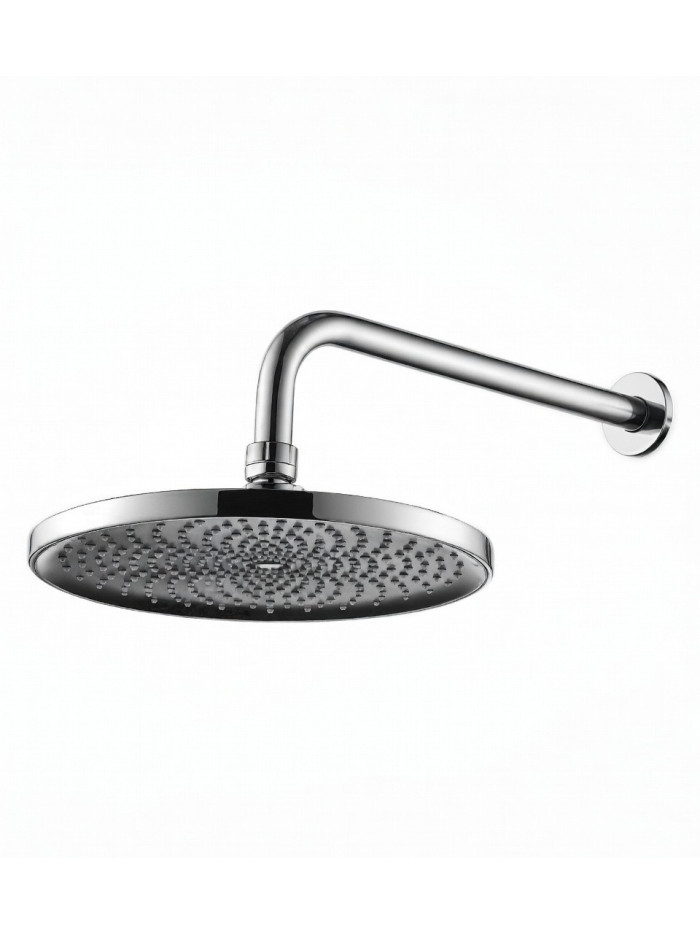 REGADERA REDONDA SPACCO 10" NIQUEL CEPILLADO