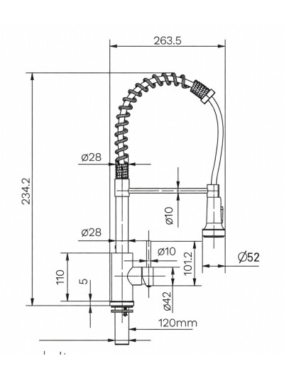 MONOCONTROL COCINA PIEGATTO GRIS CONCRETO