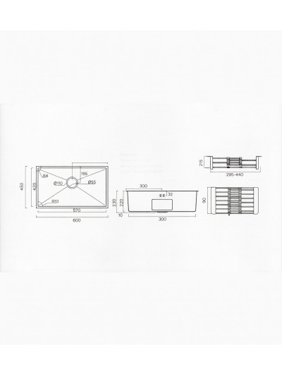 LAVAPLATOS SATIN 60X45