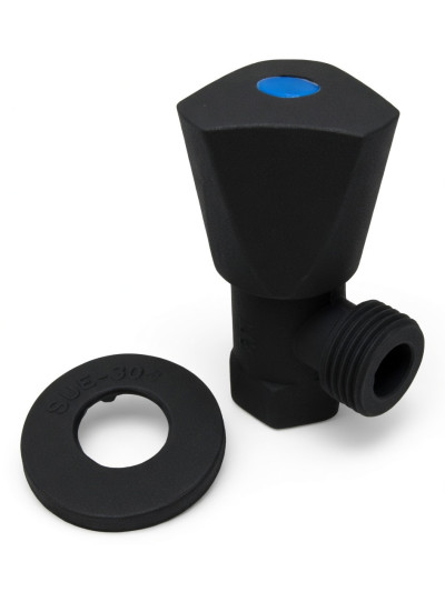 LLAVE DE REGULACION NEGRA 1/2