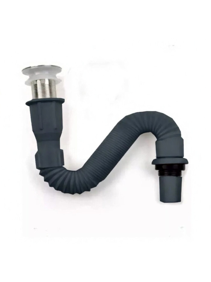 SIFON GRIS CON TAPA COMPLETA DE 80 CM CP- DTT80