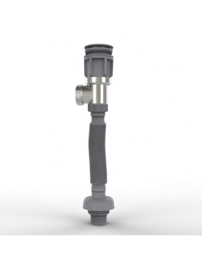 DESAGUE PUSH CON TRAMPA GRIS DE 80 CM 1 1/4