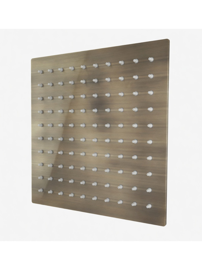 DUCHA CUADRADA DORADA 8