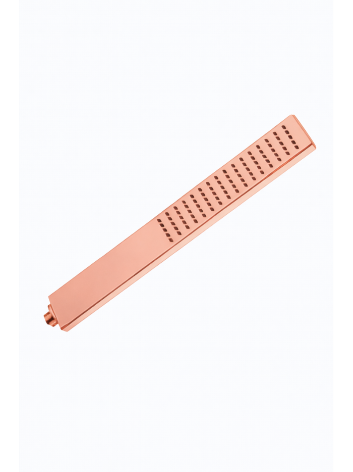 DUCHA RECTANGULAR DE 60 CM ORO ROSA