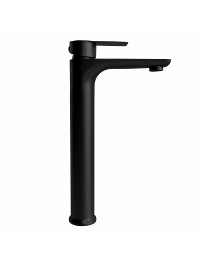 GRIFERIA AGUA FRIA ESTILO MONOMANDO NEGRA ALTA