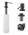 DISPENSADOR DE JABON LIQUIDO DIAMANTE GRAFITO GUN METAL