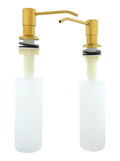 DISPENSADOR DE JABON LIQUIDO DORADO BRILLANTE 500ML