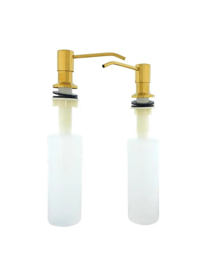 DISPENSADOR DE JABON LIQUIDO DORADO BRILLANTE 500ML