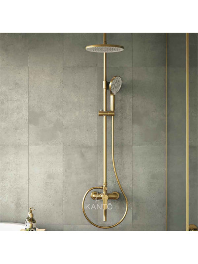 COLUMNA DE DUCHA ADVANCE BRUSHED GOLD