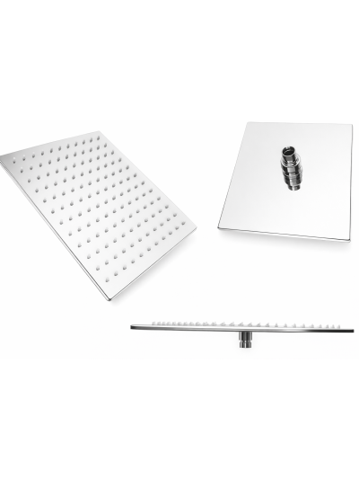 DUCHA NEGRA REDONDA BRONCE GRUESA DE 10 SS10N-R