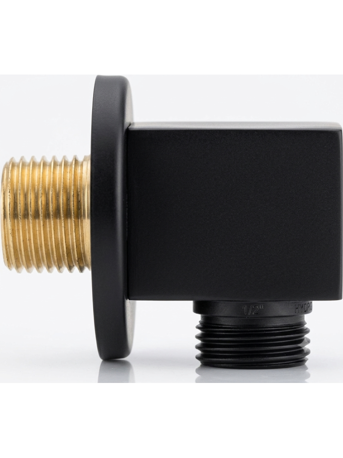 CODO CUADRADO BRONCE NEGRO MATE